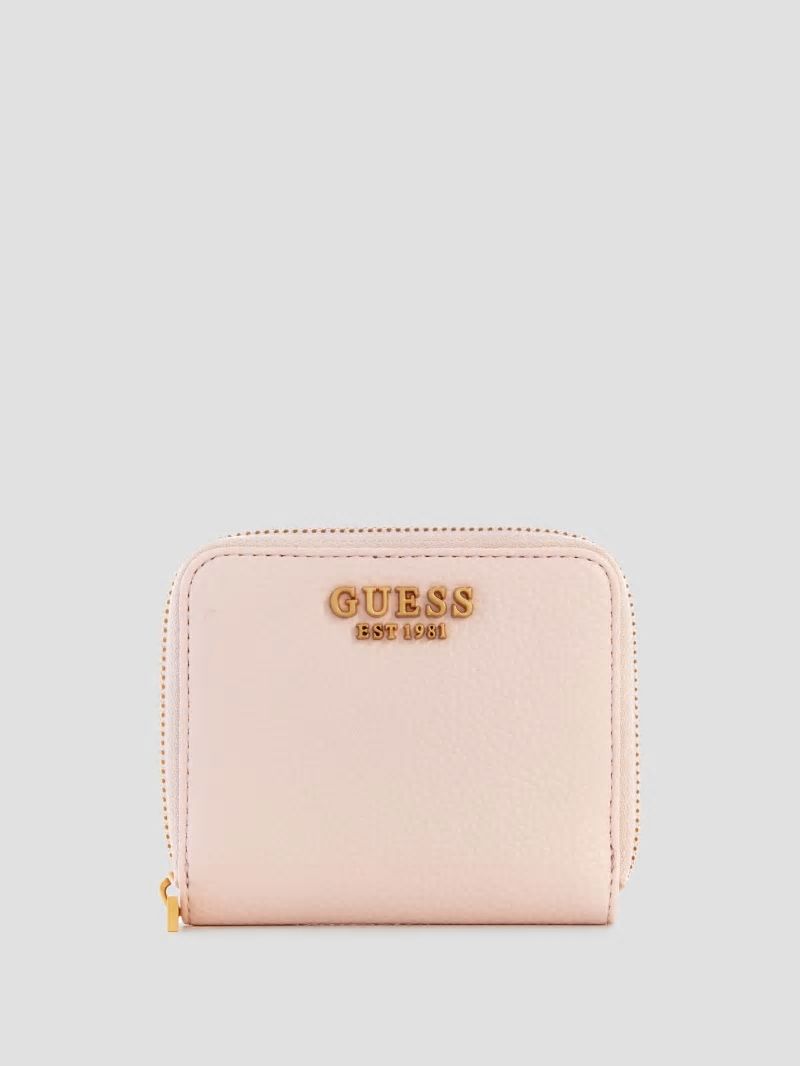 Guess Laryn Small Zip-Around Wallet - Light Rose