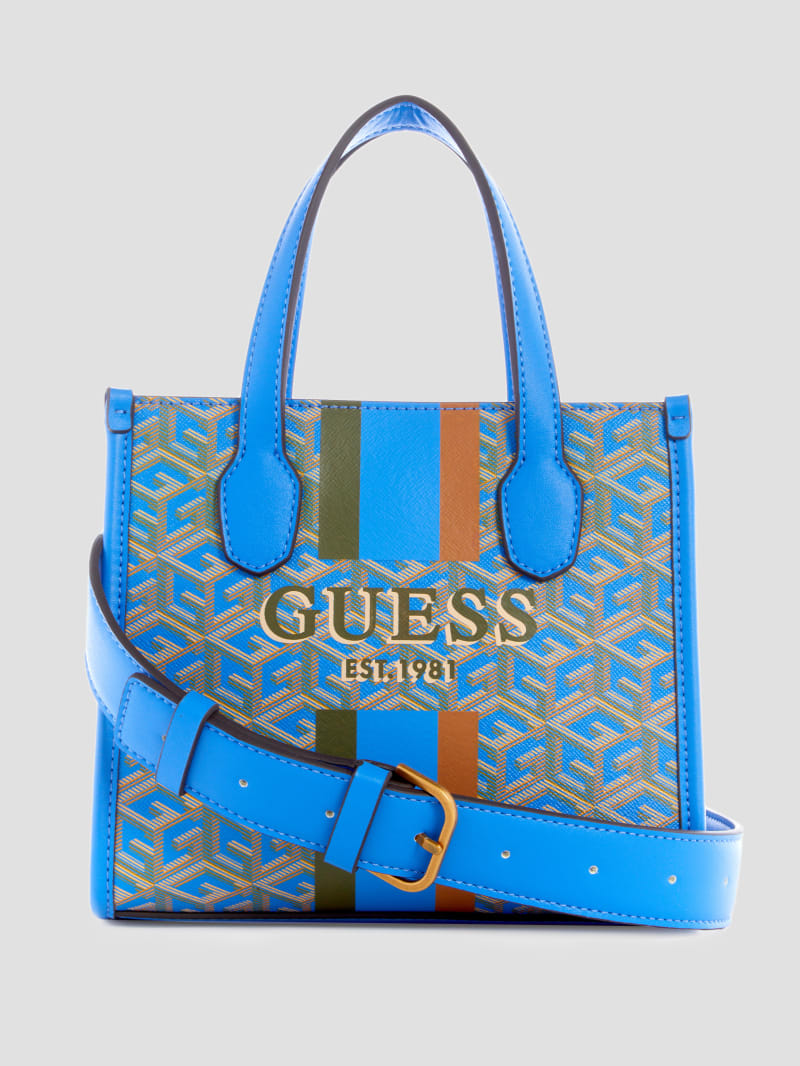 Guess Silvana Mini Totes - Aquatic Logo