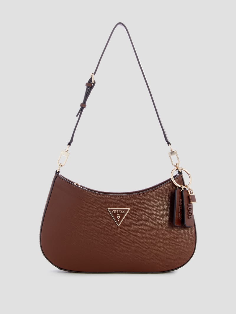 Guess Noelle Shoulder Bag - Brown