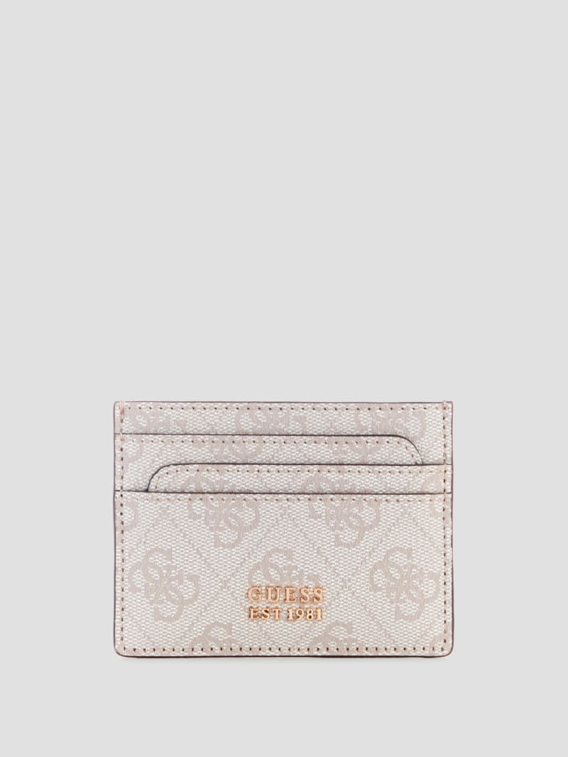 Guess Laurel Quattro G Card Holder - Dove Logo