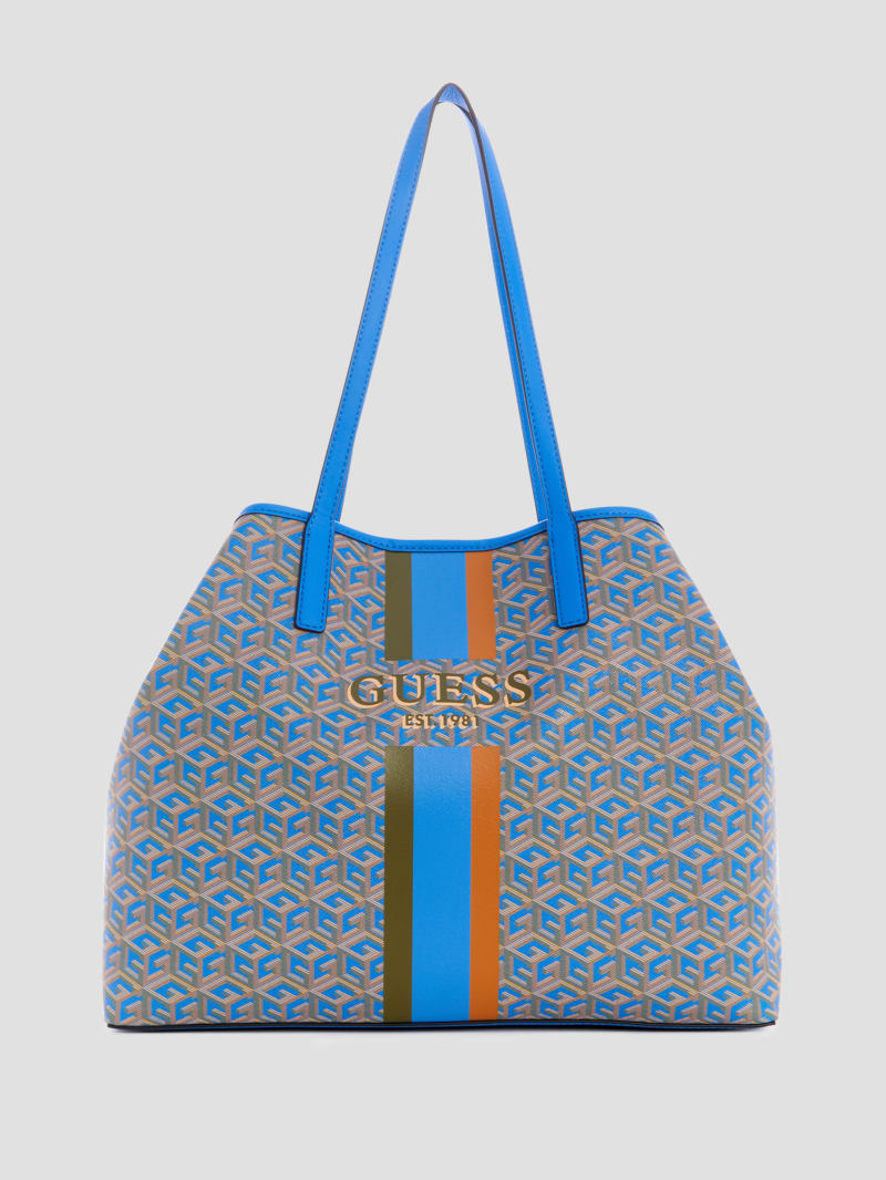 Guess Vikky Large Tote - Aquatic Logo