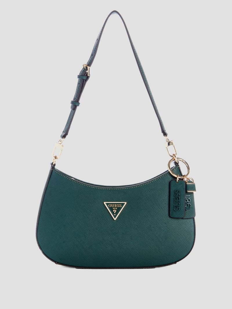 Guess Noelle Shoulder Bag - Forest Green