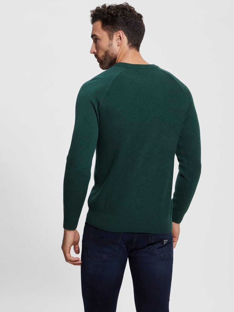 Guess Eco Alec Wool-Blend Sweater - Alpine Grove