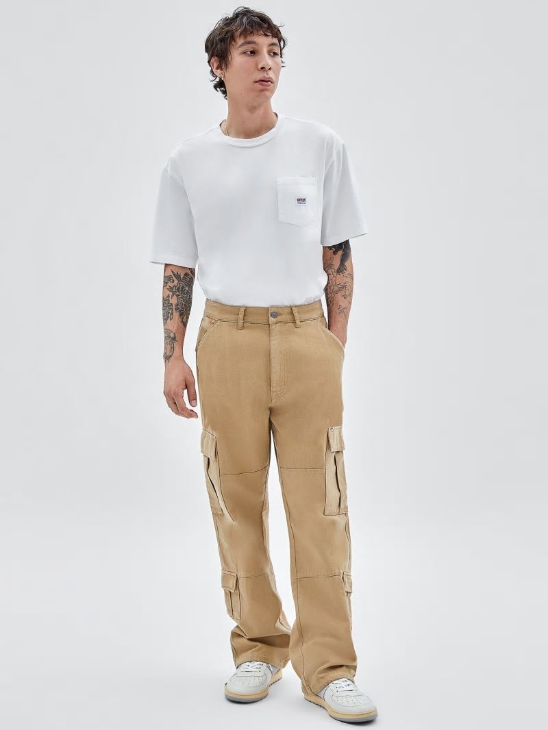 Guess GUESS Originals Cargo Pants - Tan