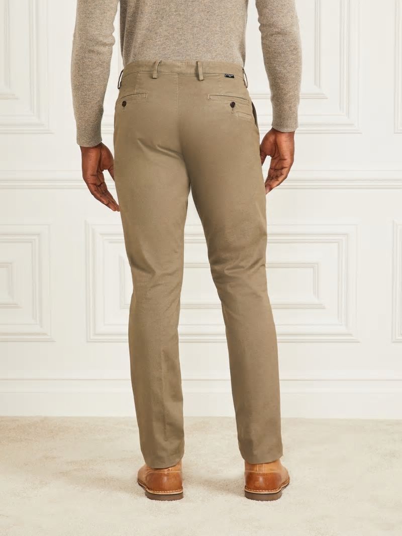 Guess Eco Hugh Easy Chino Pant - Green Canteen