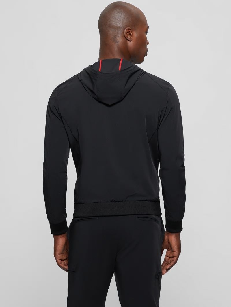 Guess Tech Hooded Sweater - Black