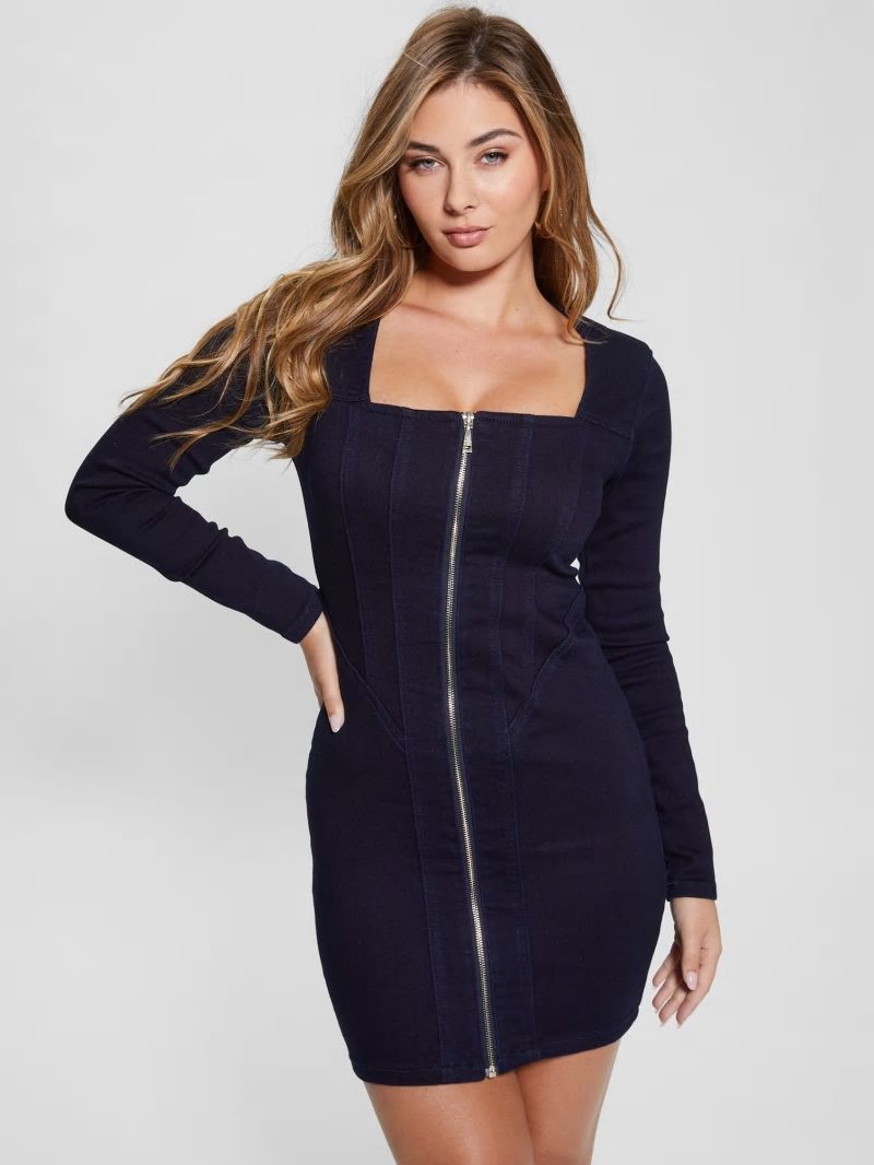 Guess Corset Denim Dress - Tint (Yel)