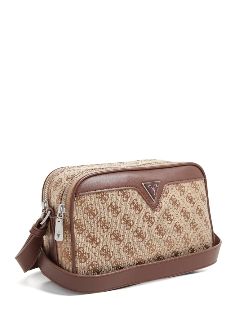 Guess Vezzola Jacquard Camera Bag - Bamboo