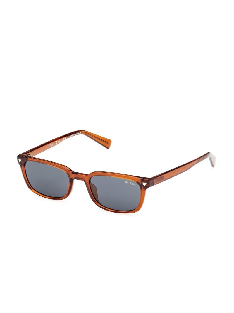 Guess GUESS Originals Rectangle Sunglasses - Brown