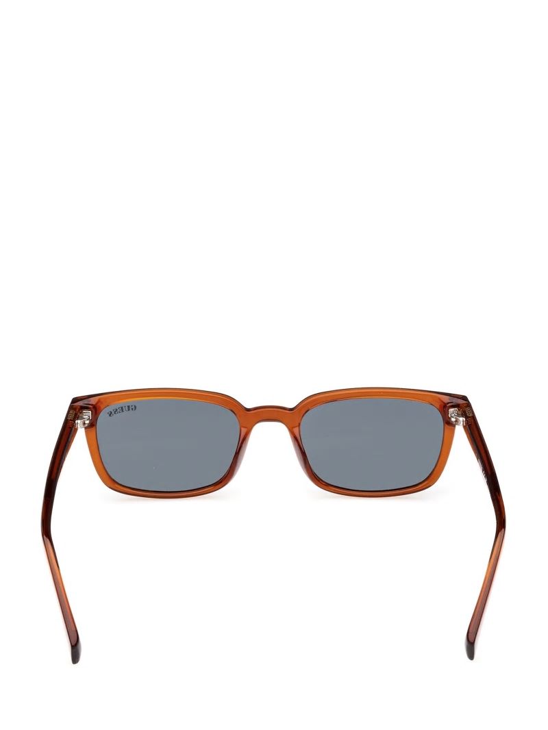 Guess GUESS Originals Rectangle Sunglasses - Brown