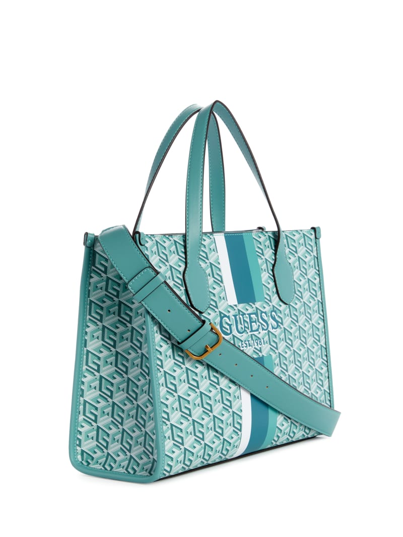 Guess Silvana G Cube Tote - Trinidad Indigo Wash