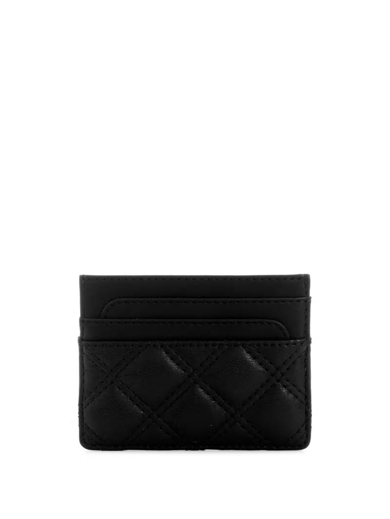 Guess Giully Quilted Card Holder - Black