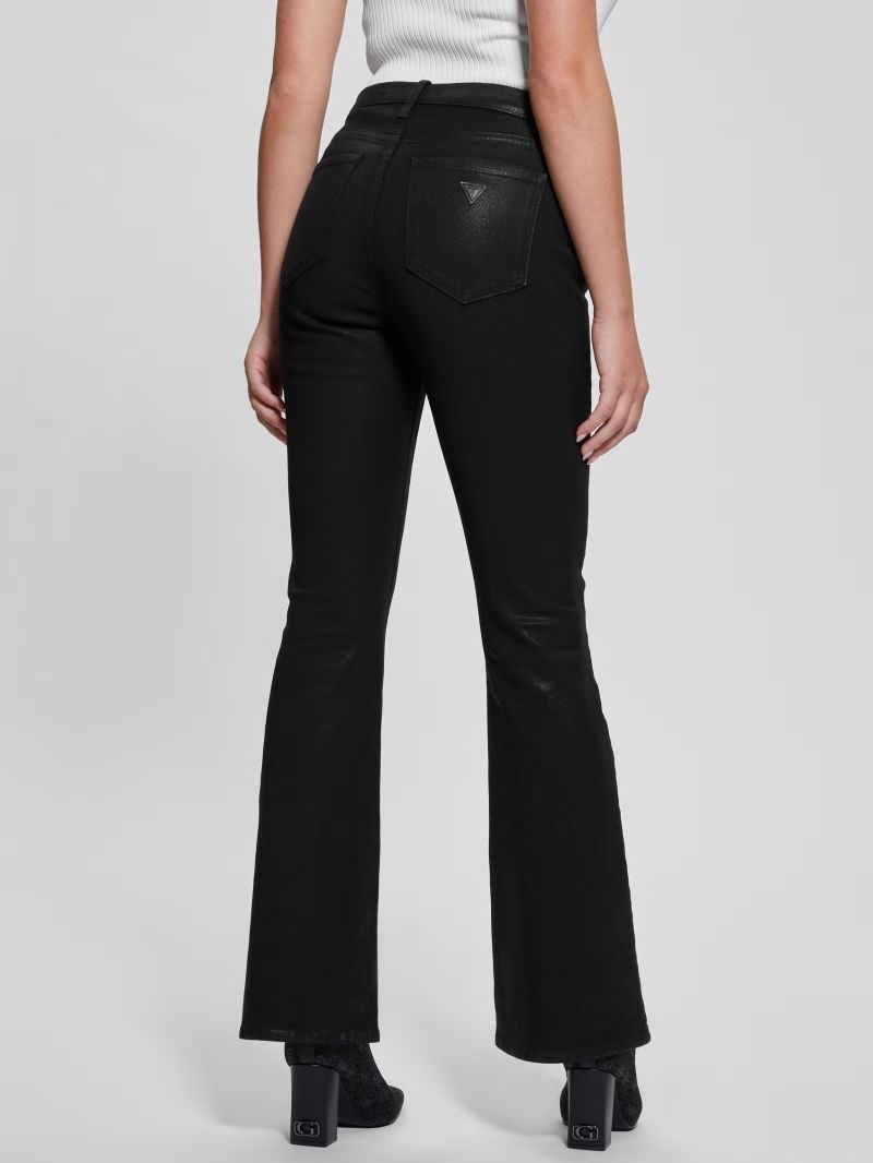 Guess Sexy Flare Jeans - Jet Black Multi