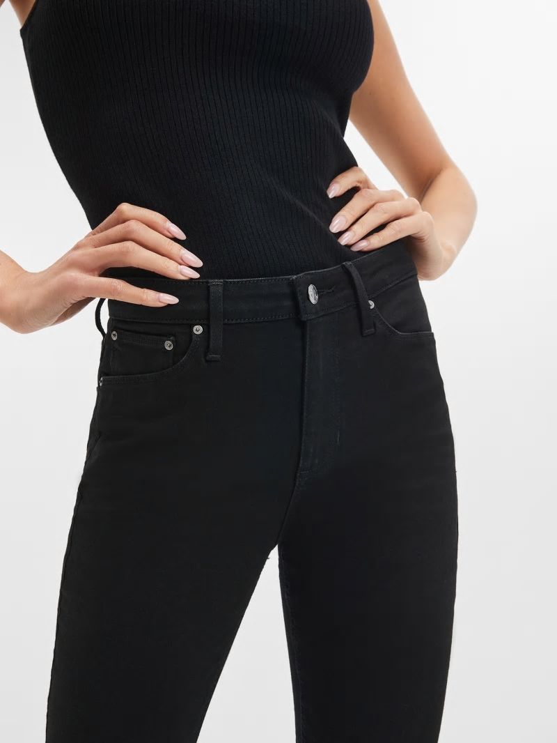 Guess Eco Sexy Flared Jeans - Carrie Black.