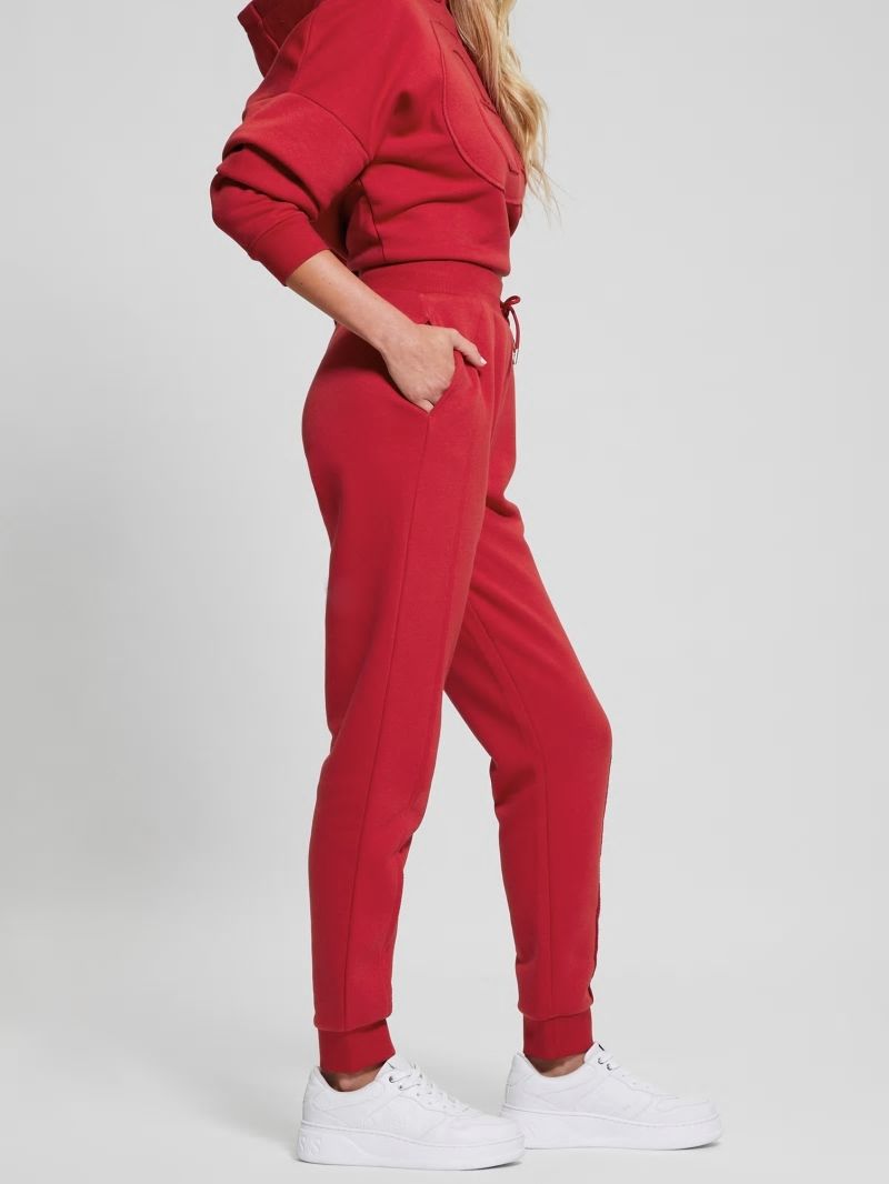 Guess Eco GJ Fleece Joggers - Downtown Red