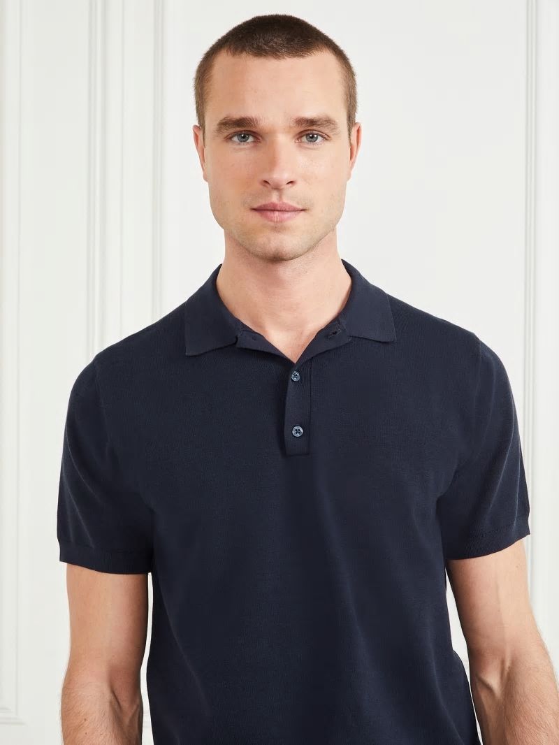 Guess Formal Performance Polo - Bleu éLéGant