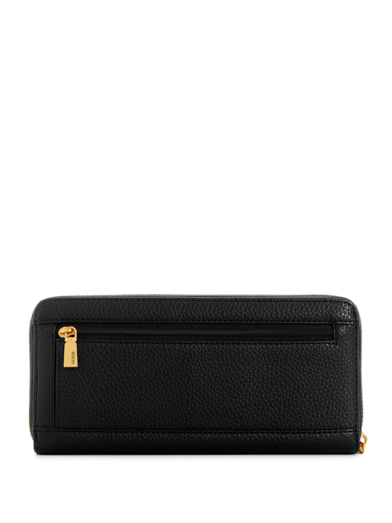 Guess Laryn Large Zip-Around Wallet - Black