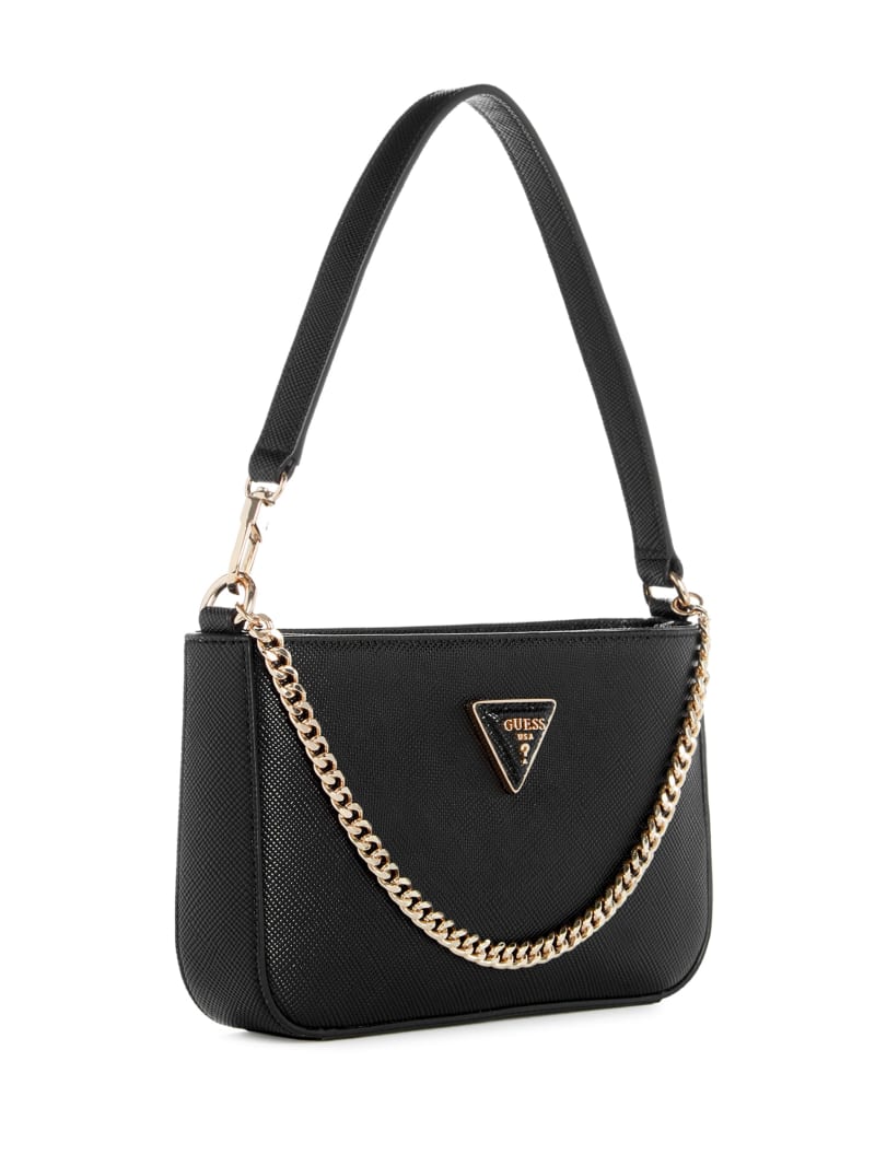 Guess Brynlee Mini Top-Zip Shoulder Bag - Black