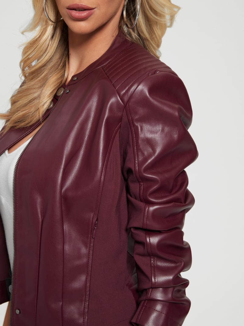 Guess Fiammetta Moto Jacket - Mystic Wine