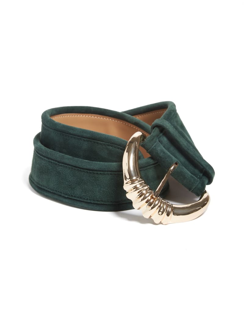 Guess Suede Waist Belt - Green