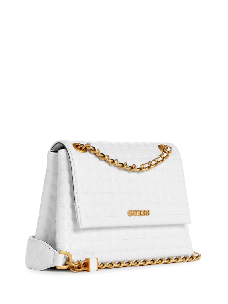 Guess Tia Convertible Crossbody - White Multi