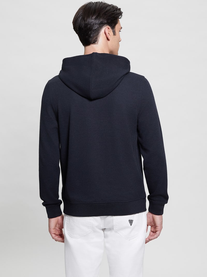 Guess Eco Tech Stretch Hoodie - Bleu éLéGant