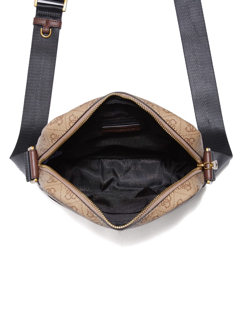 Guess Vezzola Smart Top Zip Square Crossbody - Bamboo