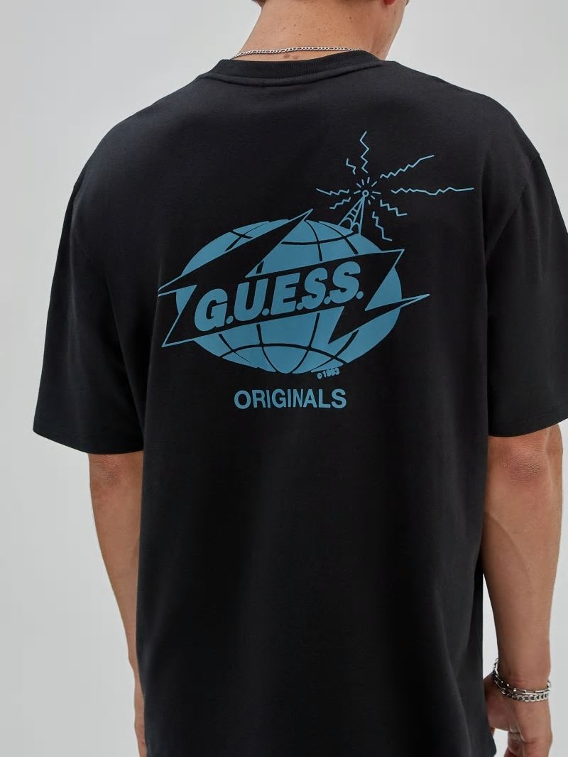 Guess GUESS Originals Eco Radio Tee - Black