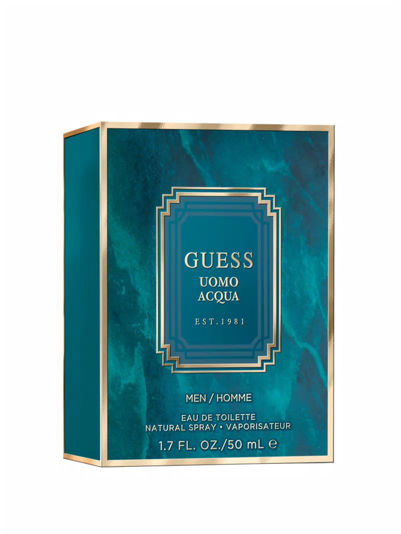 Guess GUESS Uomo Acqua Eau de Toilette, 1.7 oz - Silver/Navy