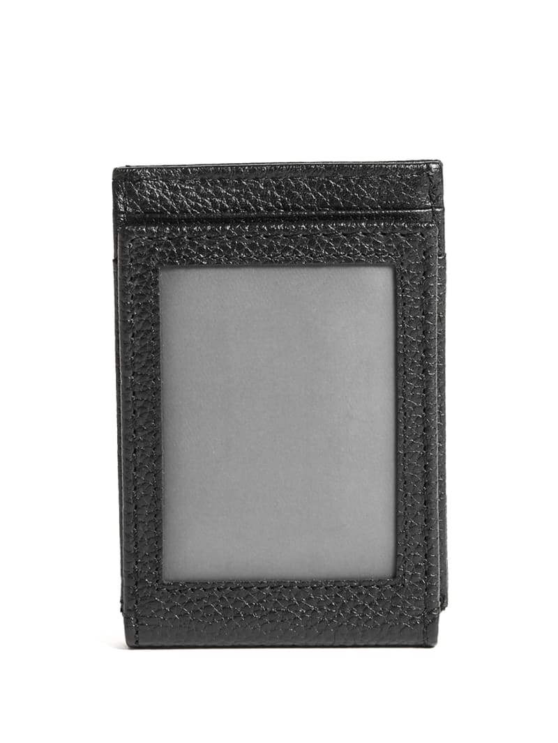 Guess Bishop Magnetic Fold Wallet - Black