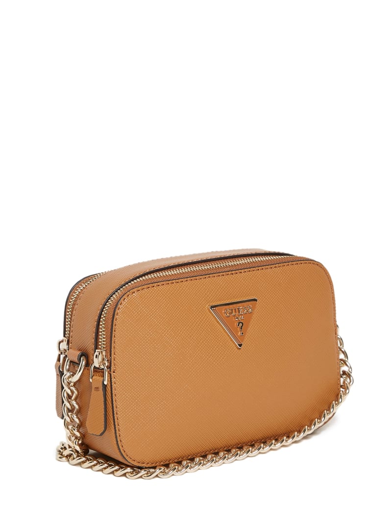 Guess Noelle Camera Crossbody - Light Cognac