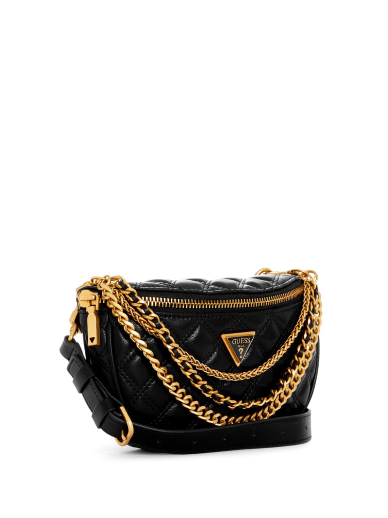 Guess Giully Quilted Belt Bag - Black