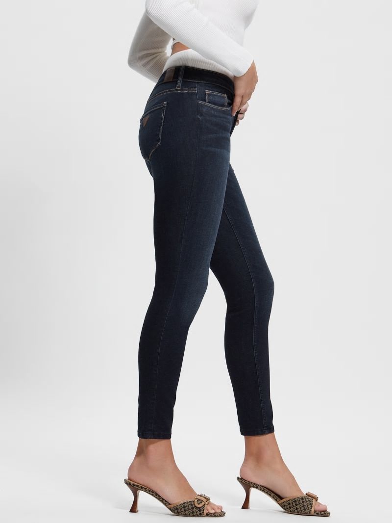 Guess Low-Rise Power Skinny Jeans - Kent Wash