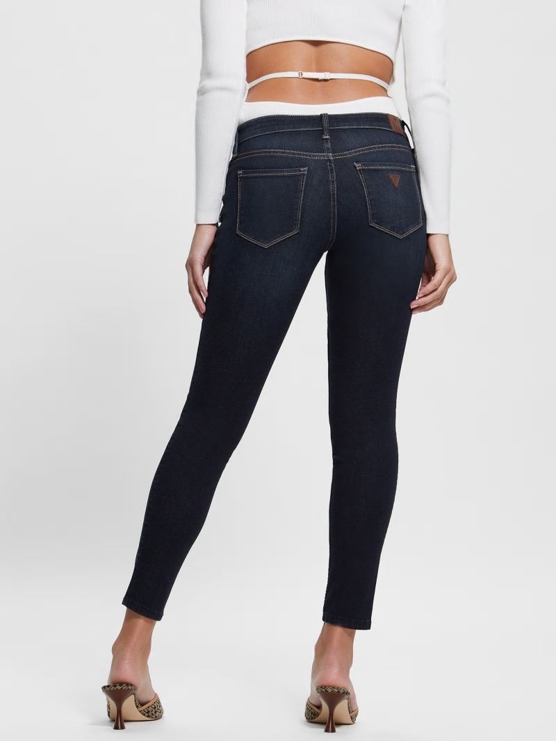 Guess Low-Rise Power Skinny Jeans - Kent Wash