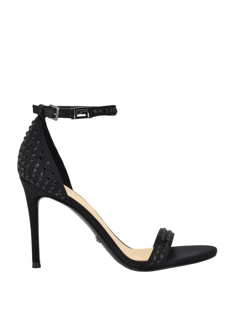 Guess Kabaile Rhinestone Heels - Black 001