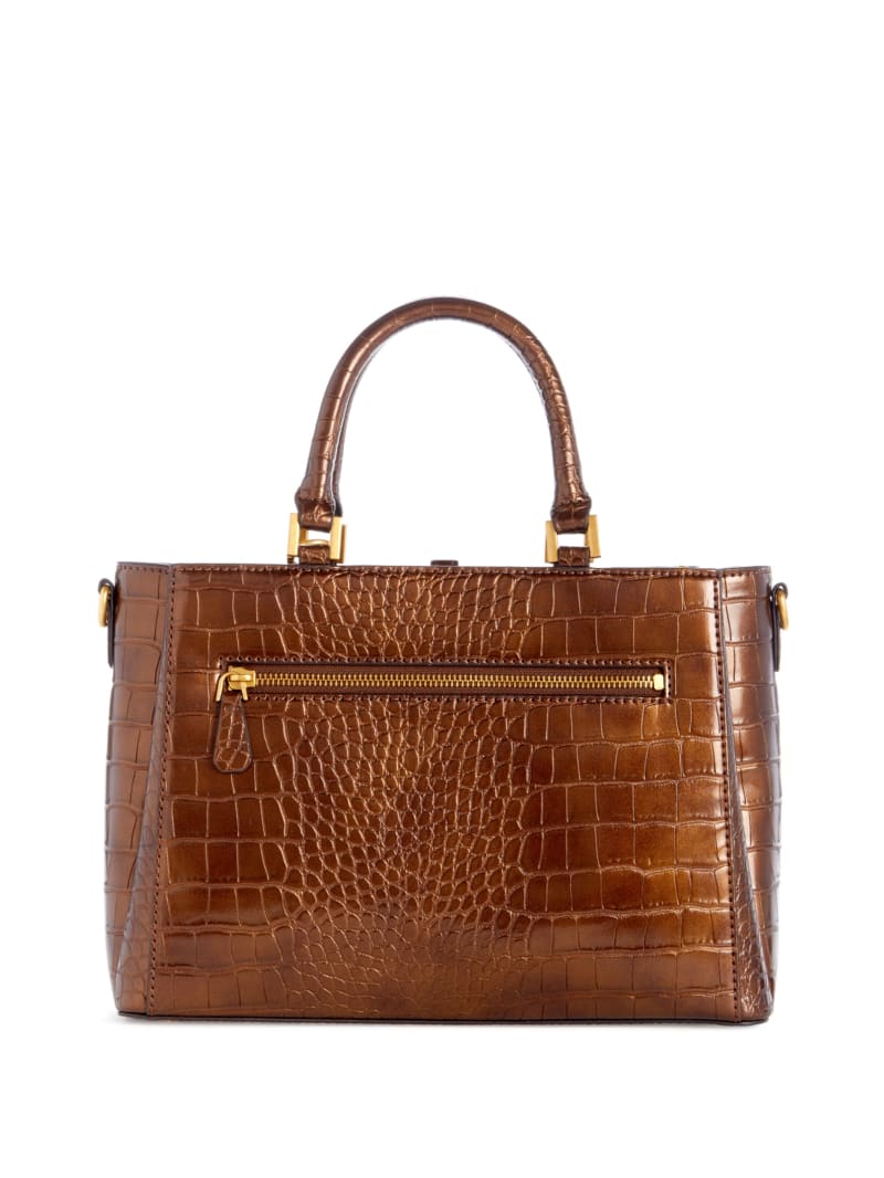 Guess James Girlfriend Satchel - Bronze