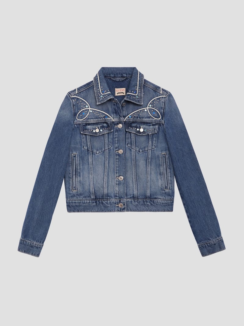 Guess Eco Delya Denim Trucker Jacket - Wild Heart