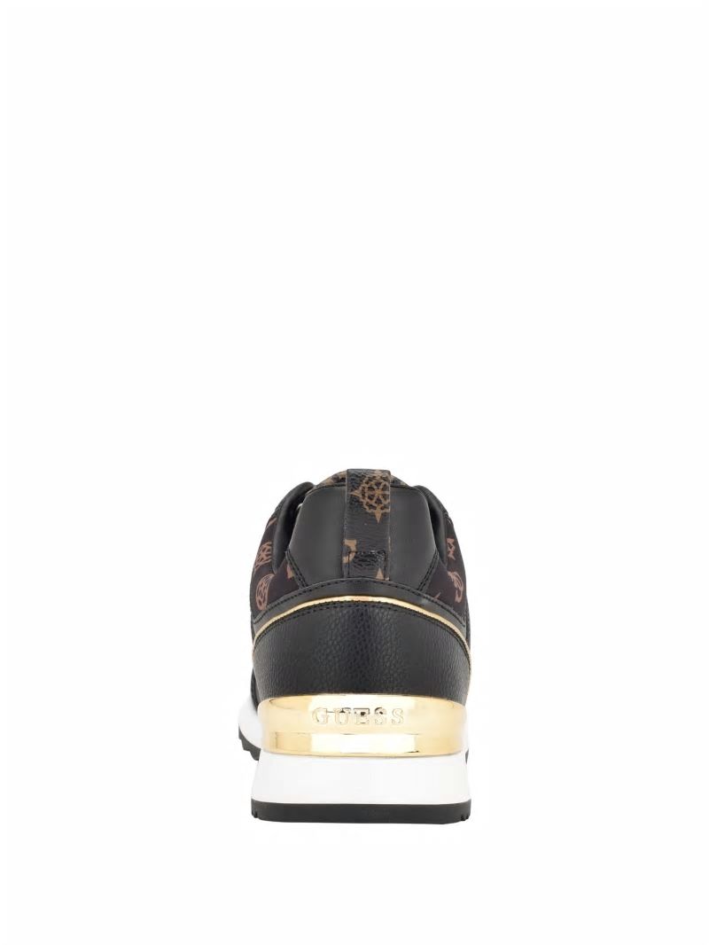 Guess Kadlin Logo Sneakers - Black 001