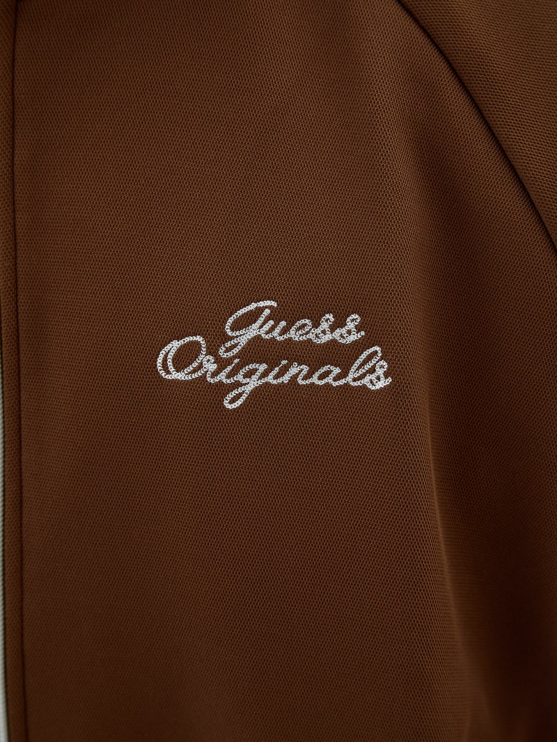 Guess GUESS Originals Eco Tricot Track Jacket - Brown Sand