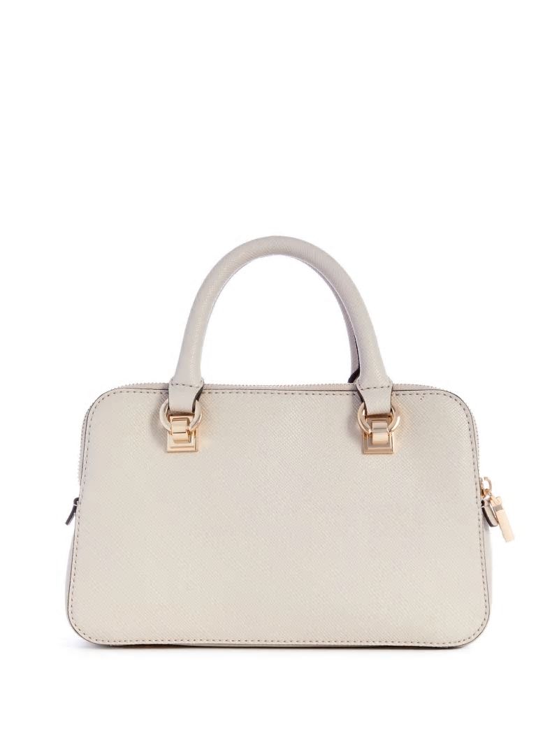 Guess Brynlee Small Status Satchel - White