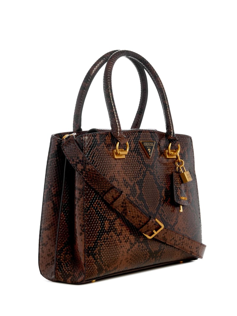 Guess Ales Girlfriend Satchel - Chocolate