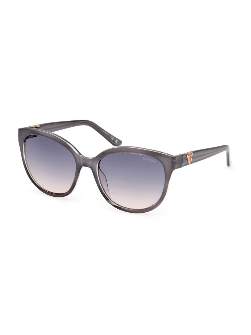 Guess Milky Plastic Cat-Eye Sunglasses - Blue