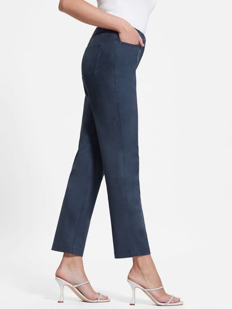 Guess Kelly Straight Pants - Blackened Blue