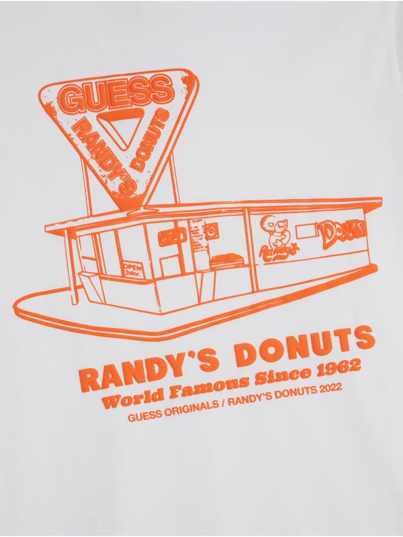 Guess GUESS Originals x Randy's Donuts Tee - Pure White