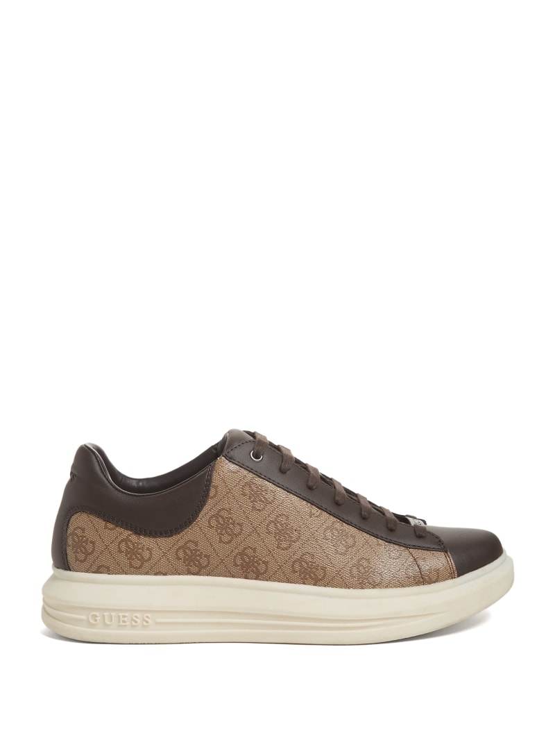 Guess Vibo Quattro G Low-Top Sneakers - Tan Champagne