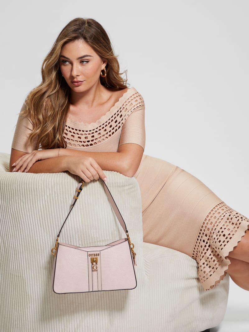 Guess Ginevra Elite Shoulder Bag - Light Rose