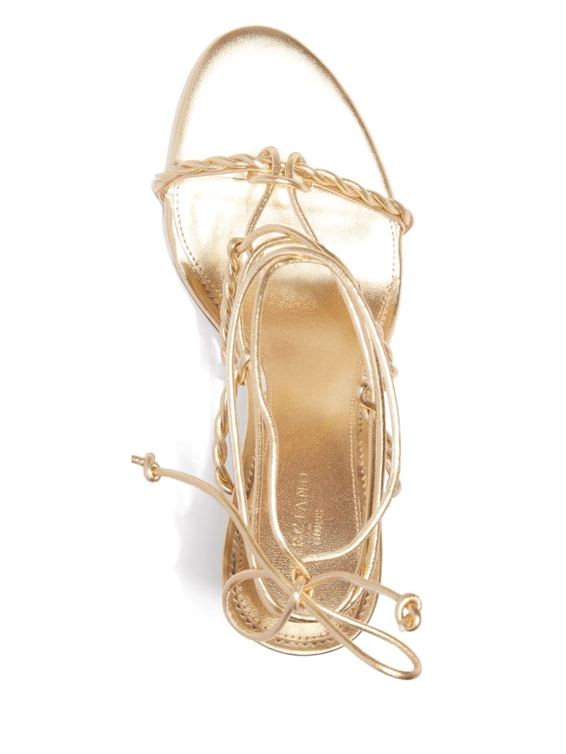 Guess Bea Strappy Sandal - Gld-1 Gold