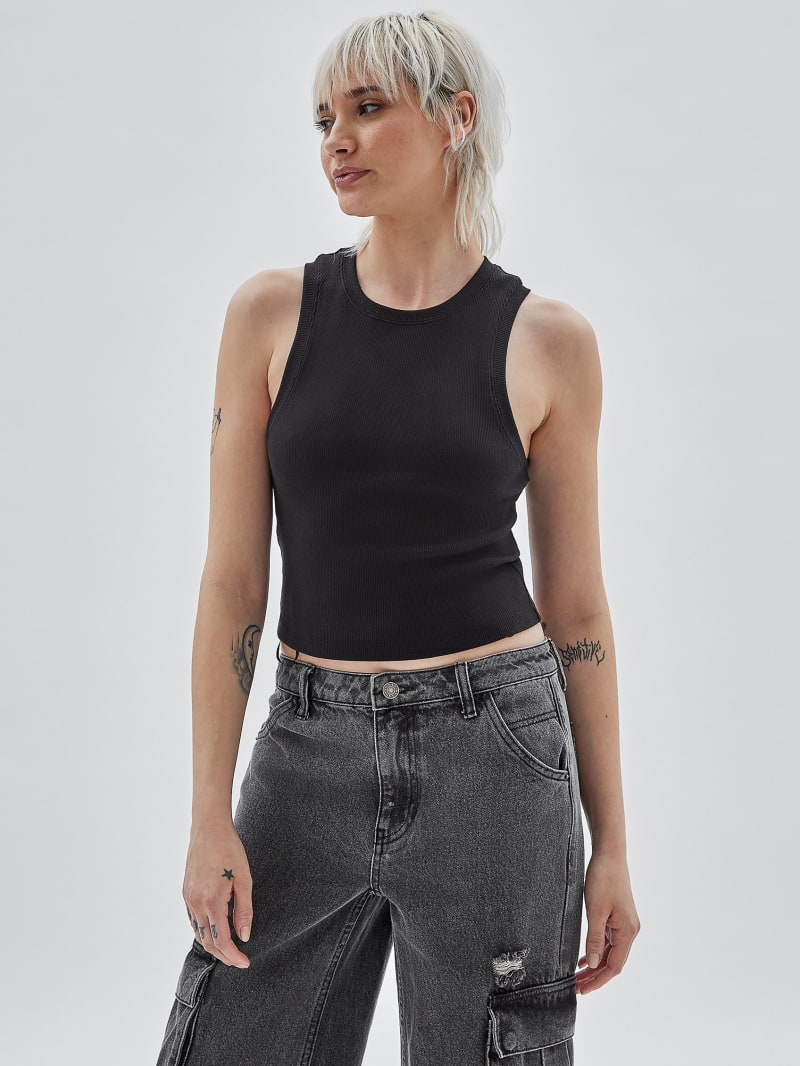 Guess GUESS Originals Cropped Tank - Black