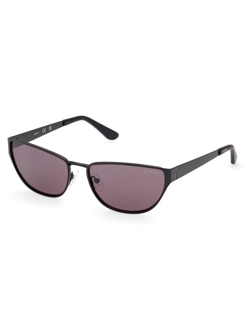 Guess Gia Metal Cat-Eye Sunglasses - Black