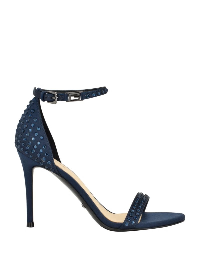 Guess Kabaile Rhinestone Heels - Dark Blue 400